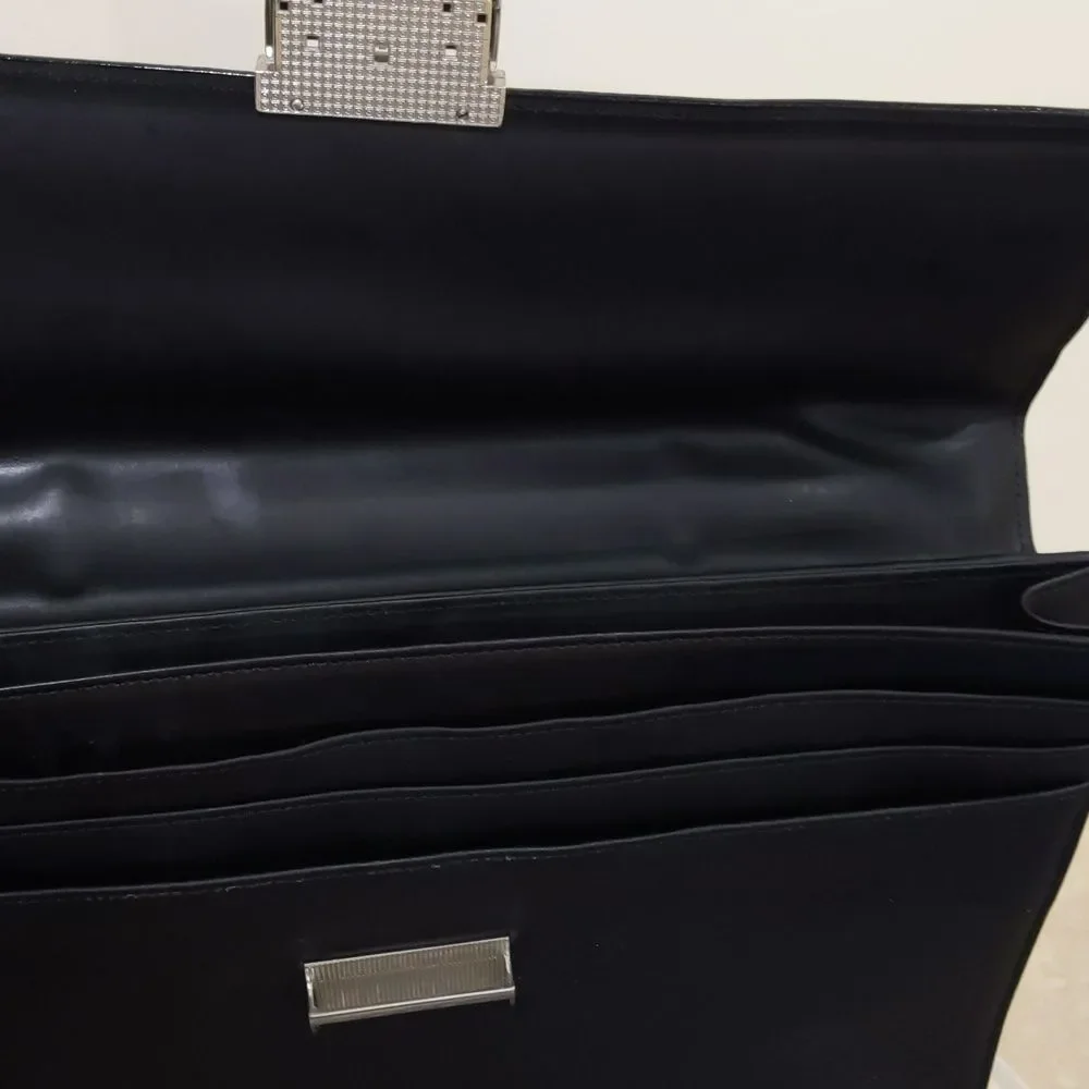 NWOT Gianfranco Ferre Leather Briefcase
